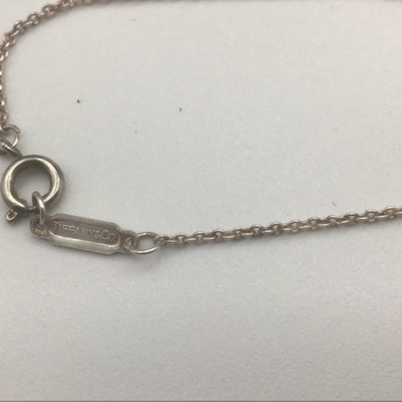 Vintage Tiffany & Co. Tiffany 1837 Bar Plate Pendant Necklace Sterling Sliver - Picture 6 of 15